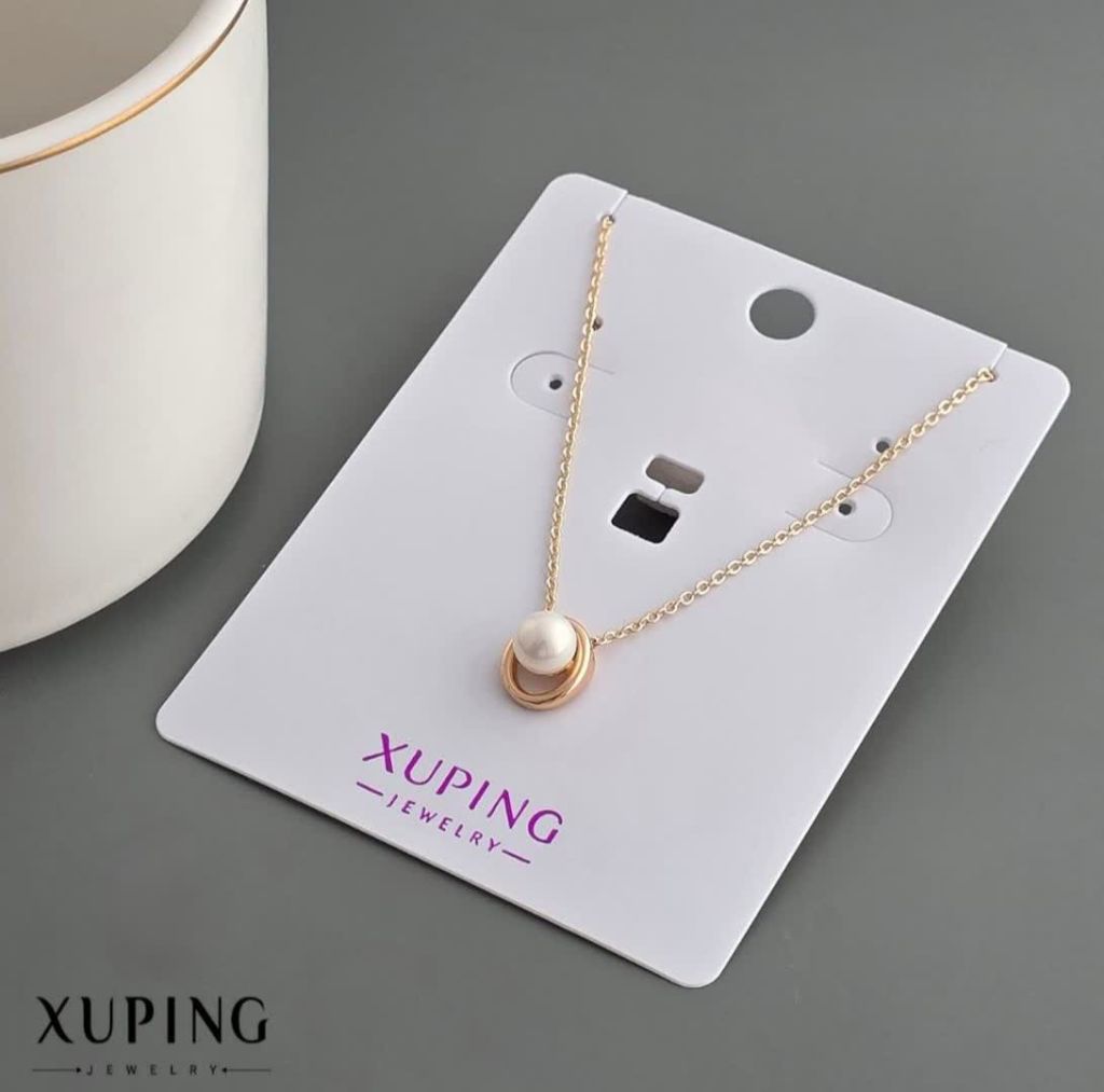 پلاک و زنجیر مرواریدی ژوپینگ کد 2356 - خرید آنلاین از گالری آداس